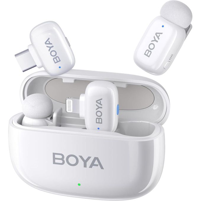 Boya mini 13 kit for ios +type c+charge case white