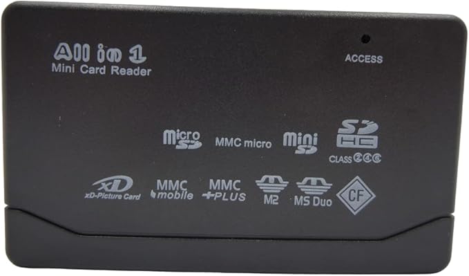 قارئ بطاقات ذاكرة الكل في واحد USB 2.0 عالي السرعة + 480 ميجابايت في الثانية