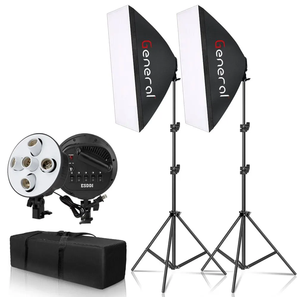 طقم سوفت بوكس من جينيرال، 2 دواية خماسية، 2 حامل، 2 سوفت بوكس 50 * 70 سم،L-5 KIT