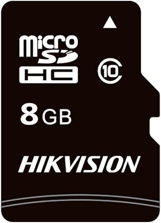 بطاقة ذاكرة Micro SD اتش سي 8 جيجا من هايكفيجين ام اس دي، سلسلة C1 مع محول 23 ميجابايت/ثانية 10 ميجابايت/ثانية الفئة 10