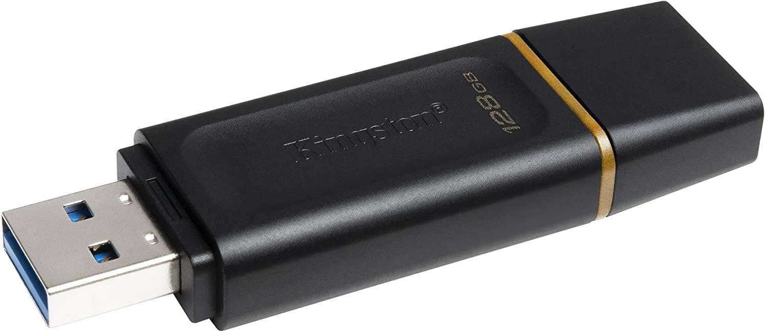 كينجستون ذاكرة فلاش USB 3.2 اكسوديا سعة 128 جيجا من داتا ترافلر (DTX/128GBCR)