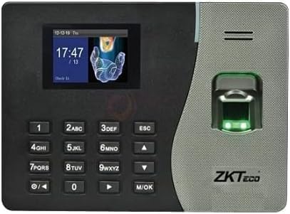 جهاز بصمة حضور وانصراف ZKT.eco K14 Pro الأصلي – بصمة + كارت + رقم سري – شاشة ملونة 2.8 بوصة – TCP/IP و USB – مناسب للشركات والمكاتب