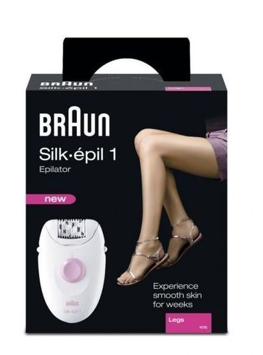 Braun Silk Epil 1 1170 / آلة إزالة الشعر سيلك 1 1170 من براون-0