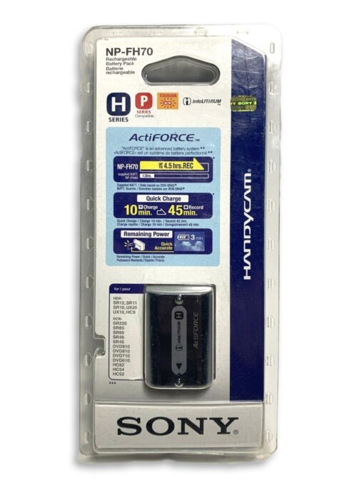 Sony NP-FH70 H Series Info-Lithium Battery Pack-3456